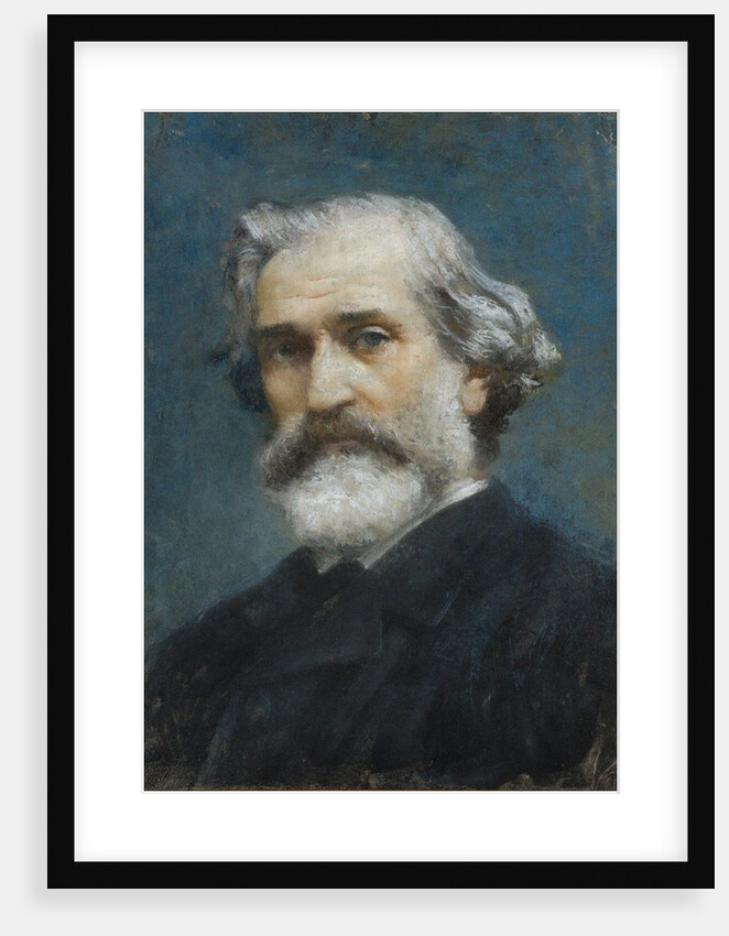 Portrait of the Composer Giuseppe Verdi, 1887 by Anonymous