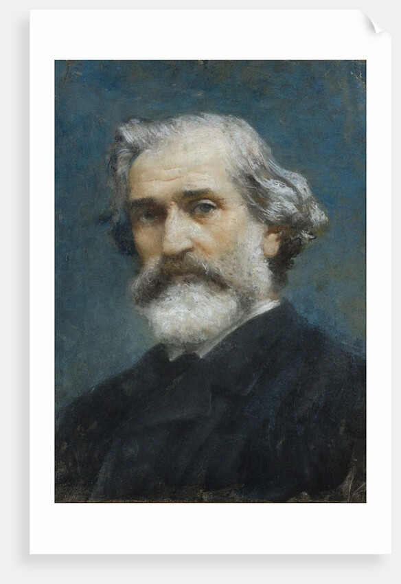 Portrait of the Composer Giuseppe Verdi, 1887 by Anonymous