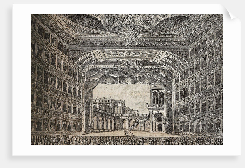 Teatro La Fenice in Venice, 1829 by Anonymous