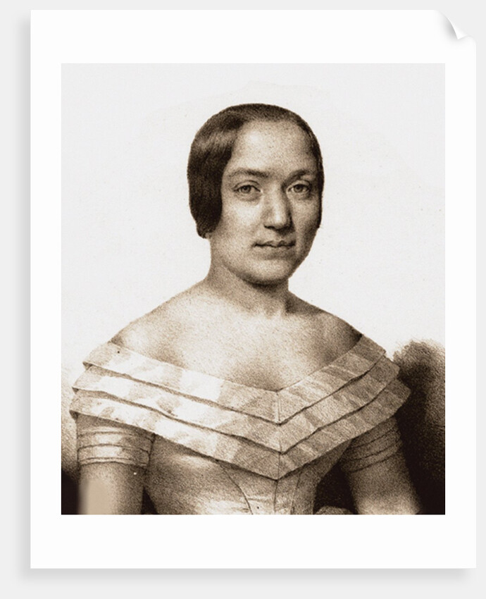 Portrait of the operatic soprano Marianna Barbieri-Nini, the first Lucrezia in I Due Fo by Anonymous