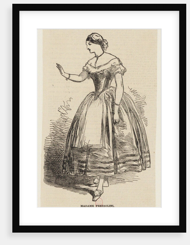 Portrait of the operatic soprano Erminia Frezzolini, Mid of the 19th cen by Anonymous