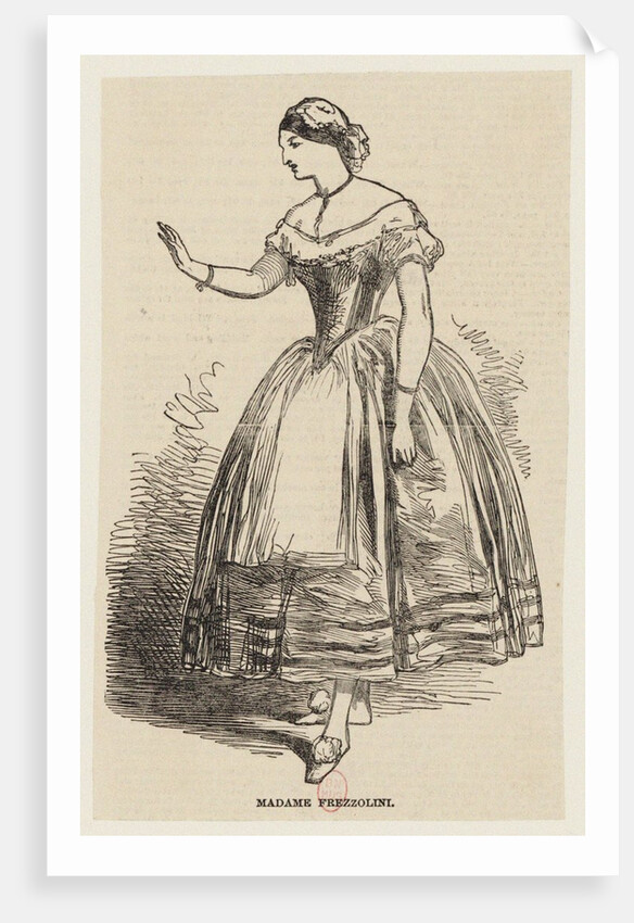 Portrait of the operatic soprano Erminia Frezzolini, Mid of the 19th cen by Anonymous