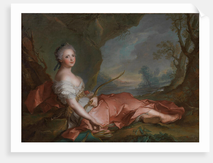 Princess Marie Adélaïde of France as Diana, 1745 by Anonymous