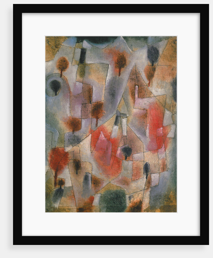andscape with blue and red trees, 1920 by Anonymous