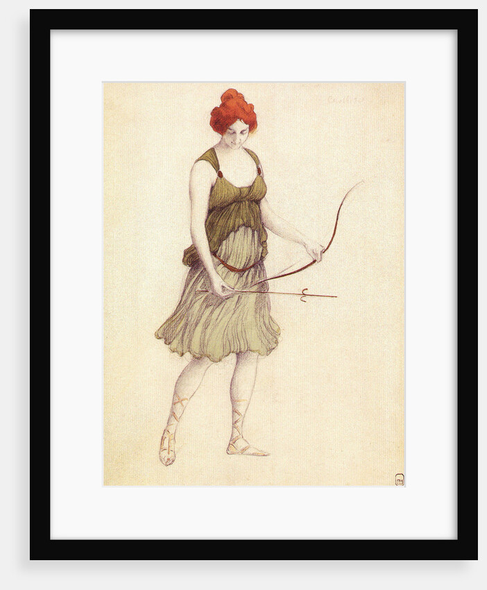 Costume design for the ballet Sylvia ou La Nymphe de Diane by Léo Delibes, 1901 by Anonymous