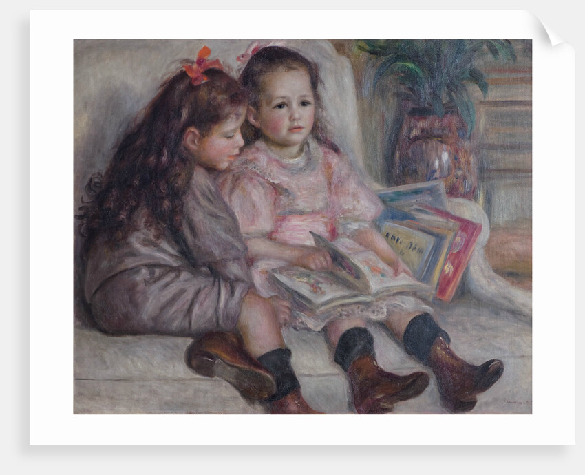 Jean and Geneviève, Martial Caillebottes children, 1895 by Anonymous