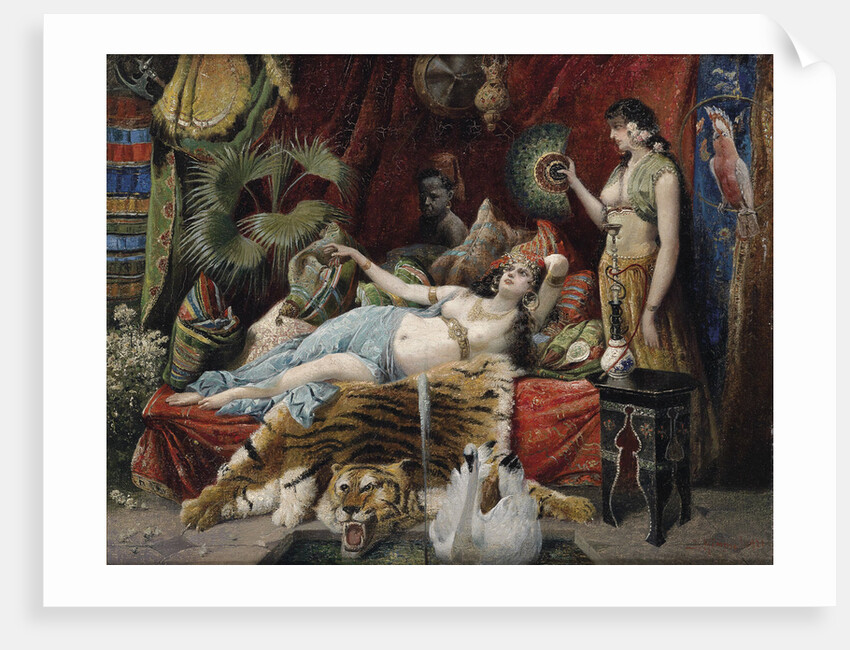Leisure Hour in the Harem, 1921 by Anonymous