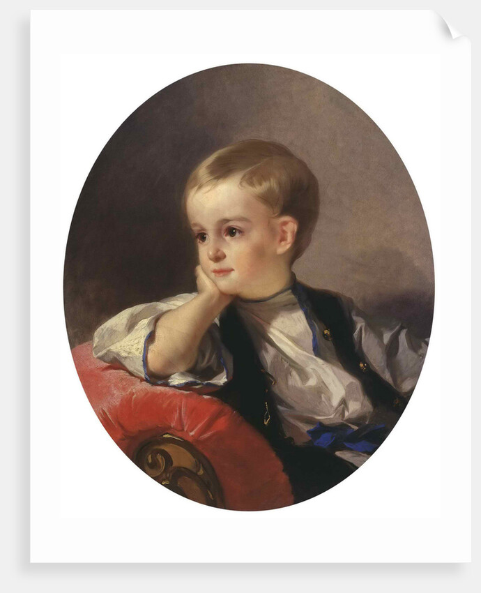 Portrait of Count Bobrinsky as child, 1882 by Anonymous