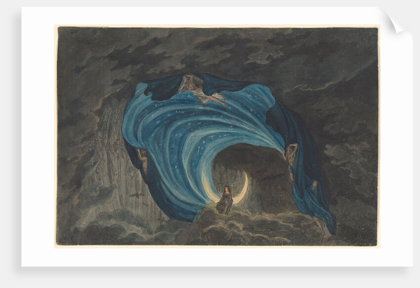 Queen of the Night Scene. Stage design for the opera Die Zauberflöte by Wolfgang Amadeus Mozart, 181 by Anonymous