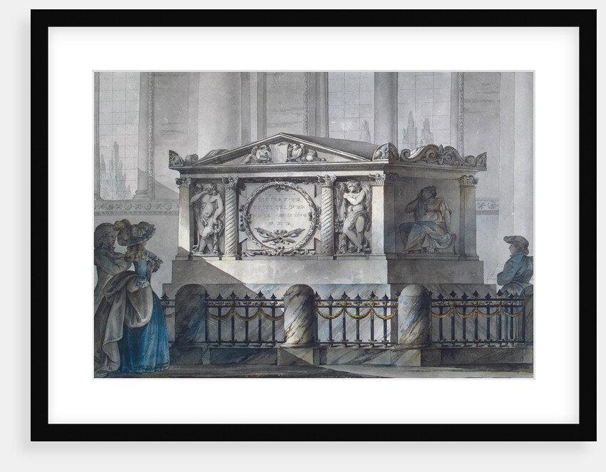 Tomb of Admiral Samuel Greig at the Cathedral Hill, Tallinn, 1790s by Anonymous