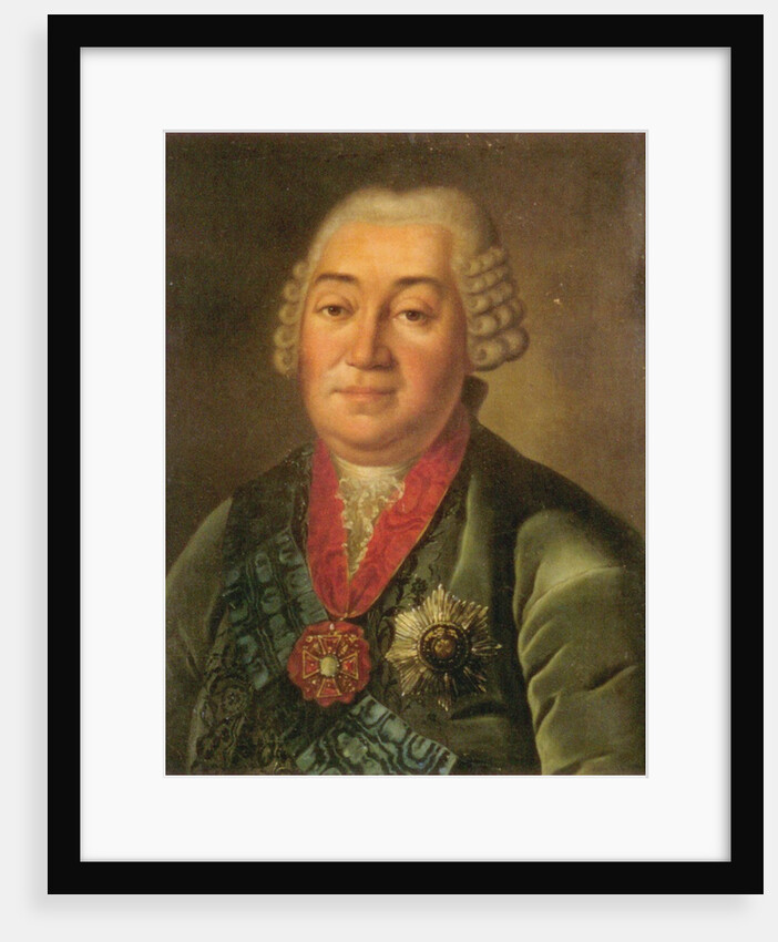 Portrait of Prince Yakov Petrovich Shakhovskoy by Anonymous