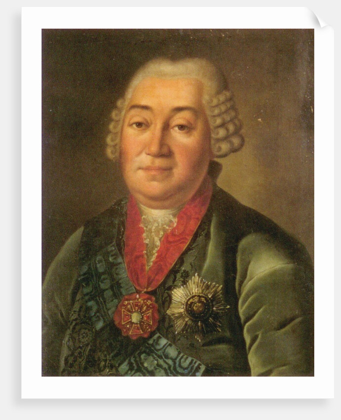 Portrait of Prince Yakov Petrovich Shakhovskoy by Anonymous