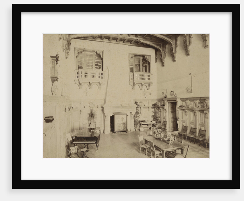 Interior of the Manor house at the Muromtsevo Estate, before 1909 by Anonymous