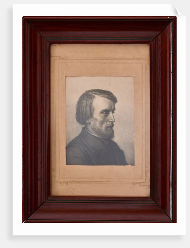 Portrait of the Literary critic and Philosopher Vissarion Grigoryevich Belinsky, Mid of by Anonymous