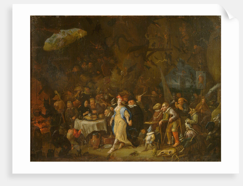 Luther in Hell, um 1700 by Anonymous