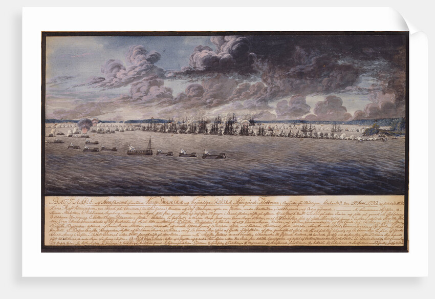Second Russo-Swedish Battle of Svensksund on 10 July 1790, 1803 by Anonymous