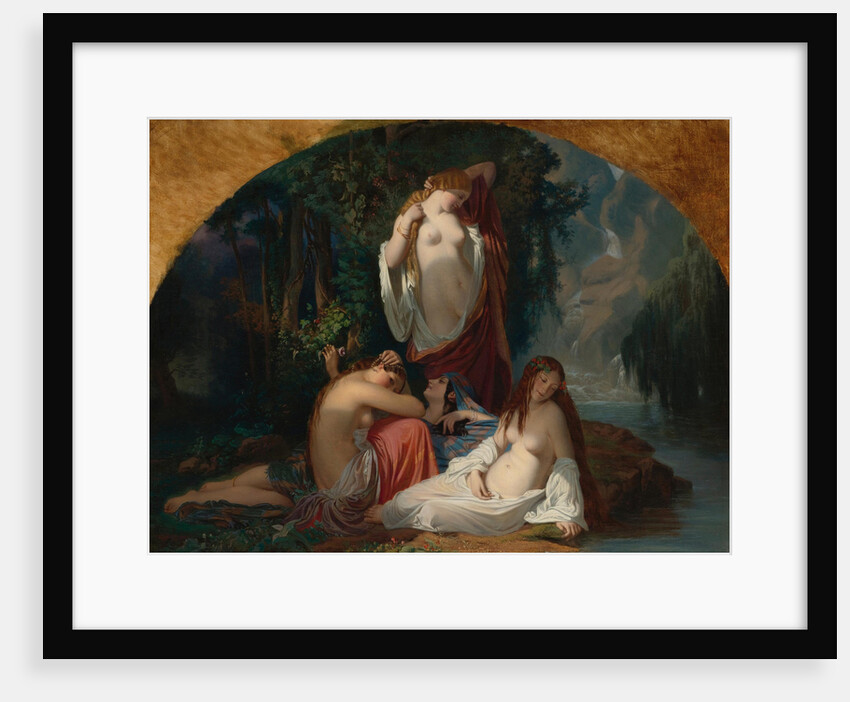 Les baigneuses (Les filles de la source), ca 1842 by Anonymous