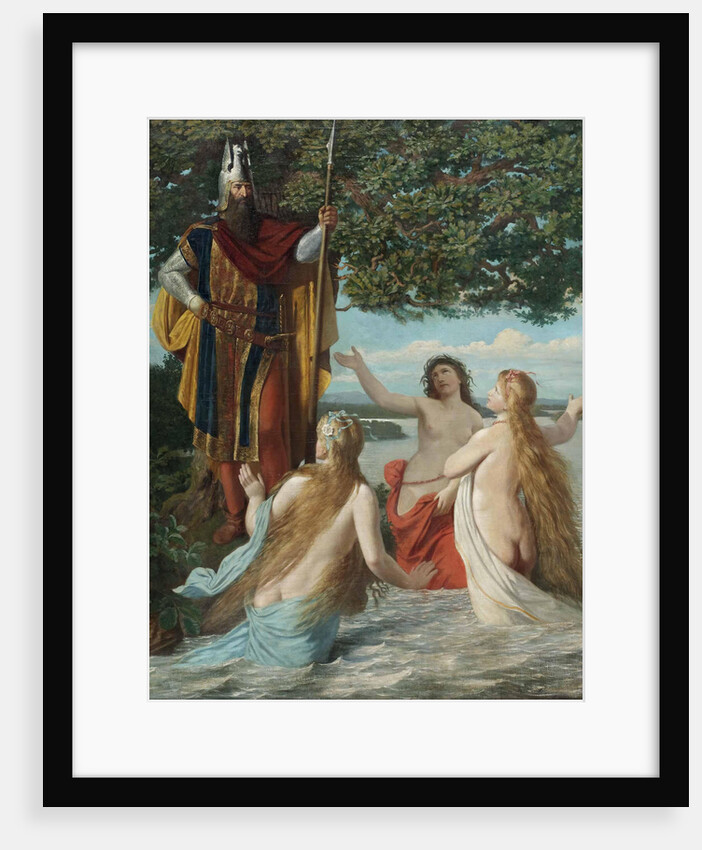 Hagen and the Rhinemaidens, c. 1916 by Anonymous