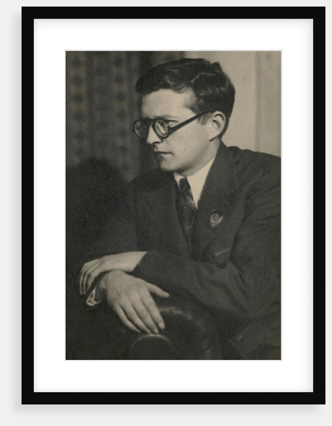 Portrait of the composer Dmitri Shostakovich, 1940 by Anonymous