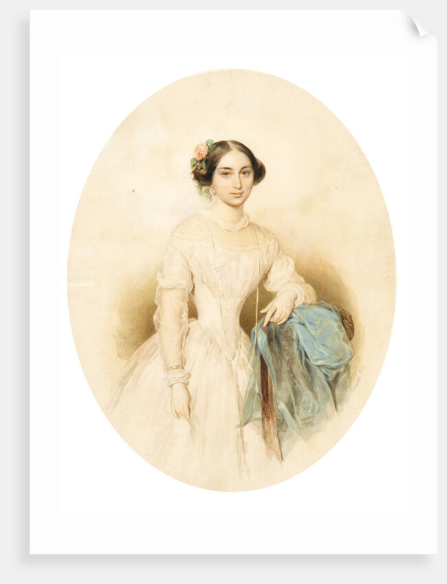 Portrait of a woman, 1847 by Anonymous