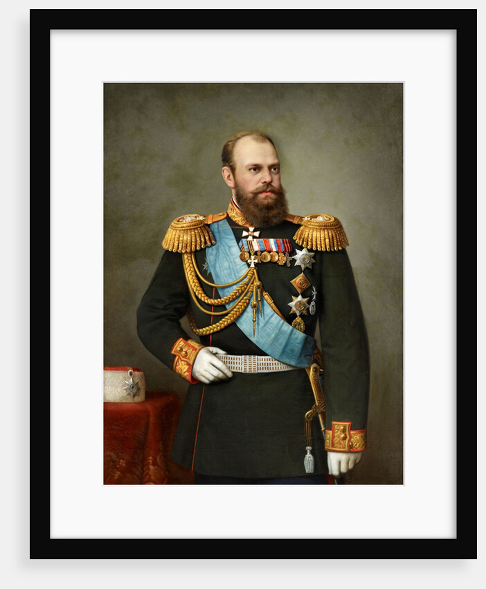 Portrait of the Emperor Alexander III, 19th century by Anonymous