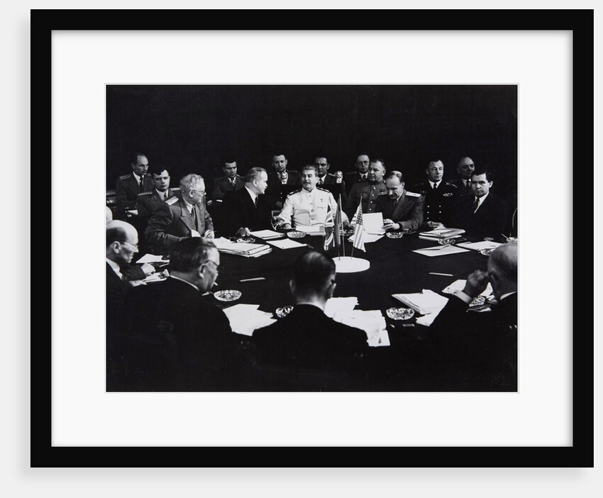Stalin at the Potsdam Conference, July 1945, 1945 by Anonymous