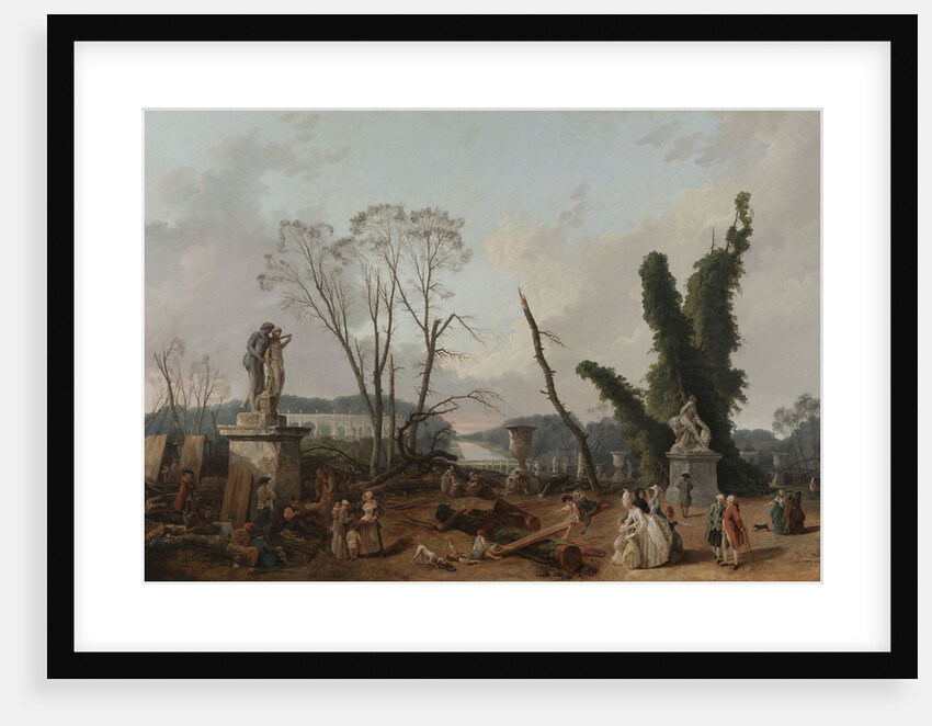 View of the Tapis Vert at Versailles, 1777 by Anonymous