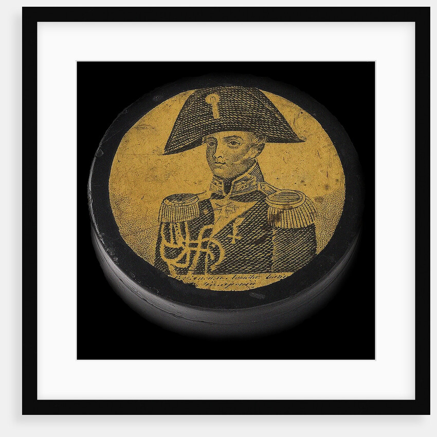 Snuff box with Portrait of Alexander Ivanovich Kazarsky, First quarter of 19th cen by Anonymous
