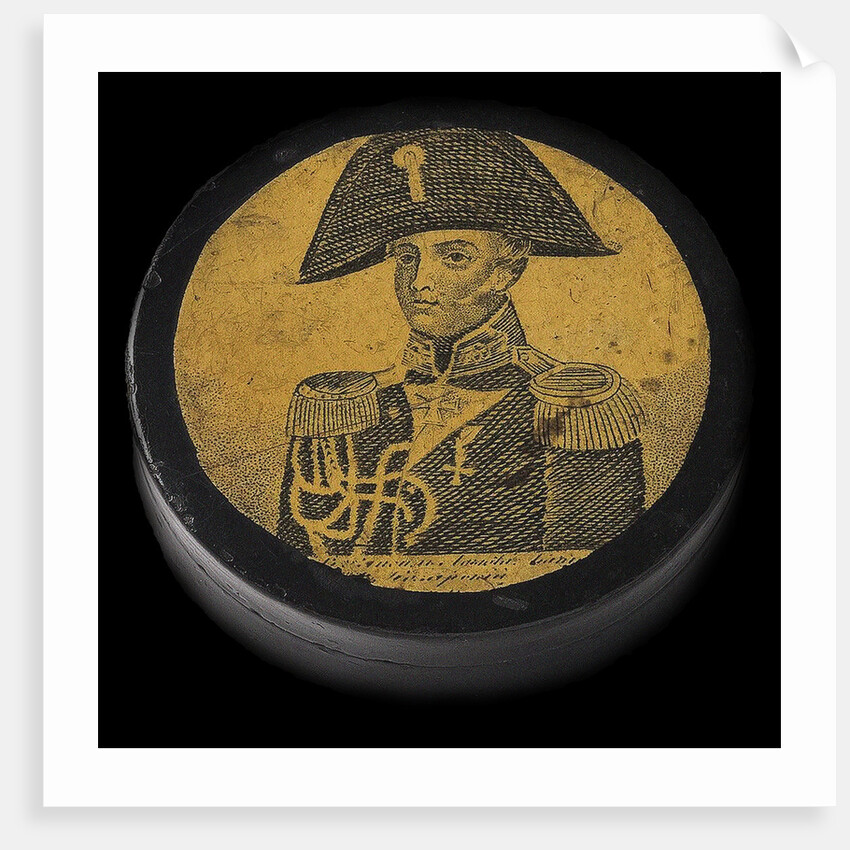 Snuff box with Portrait of Alexander Ivanovich Kazarsky, First quarter of 19th cen by Anonymous