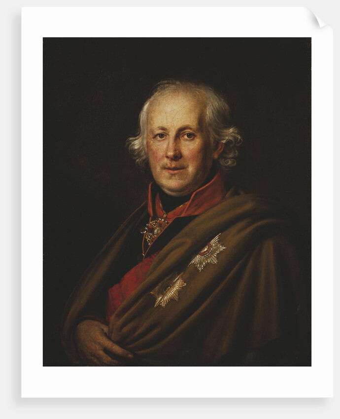 Portrait of Admiral Count Nikolay Semyonovich Mordvinov, Early 1820s by Anonymous