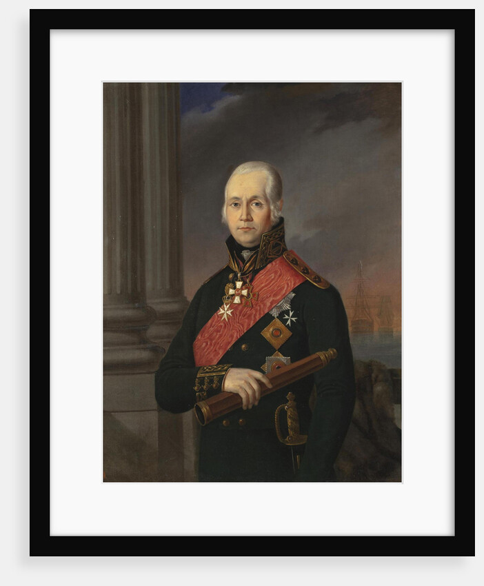 Portrait of the Admiral Fyodor Fyodorovich Ushakov (1745?1817) by Anonymous