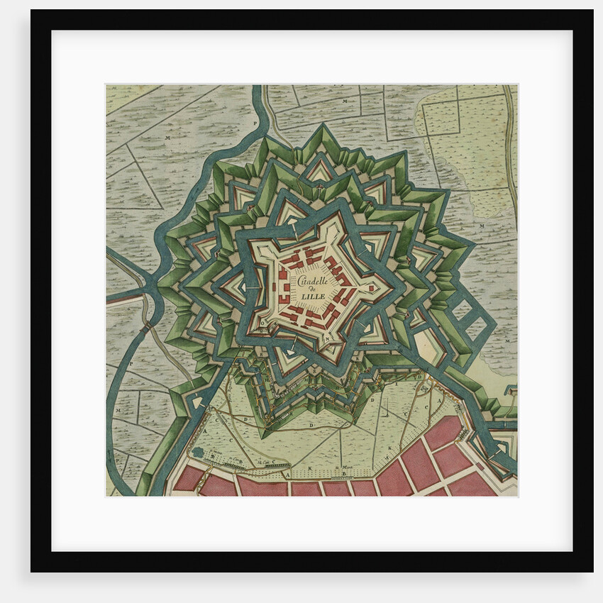 Plan of the Citadel of Lille, 1709 by Anonymous