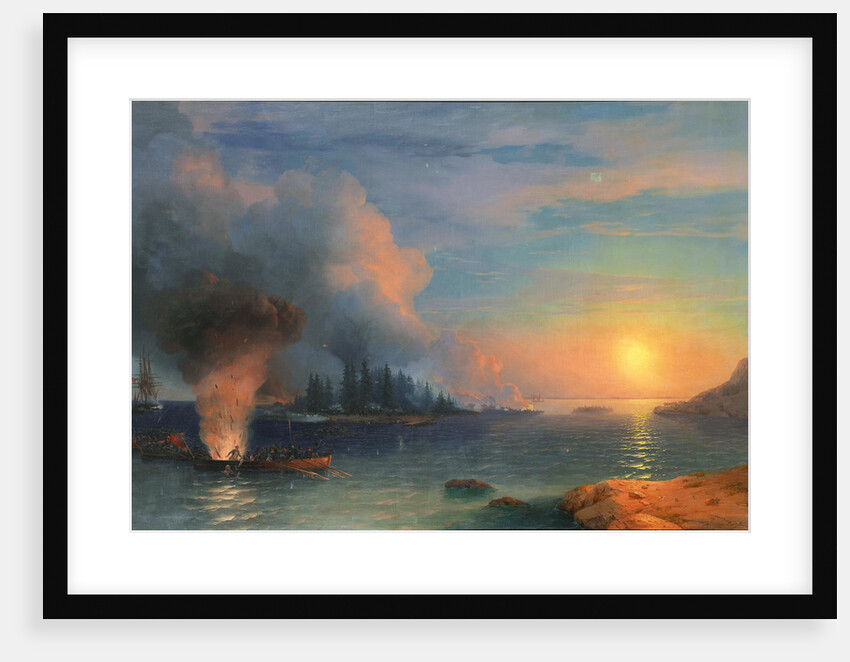 The Battle of Bomarsund, 1858 by Anonymous