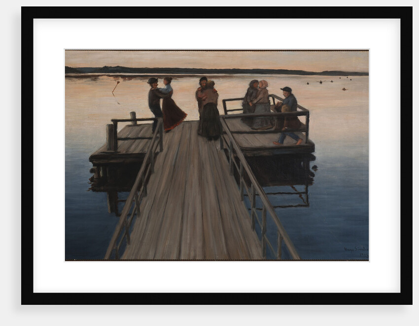 Dance on the landing stage, Symbolism by Anonymous