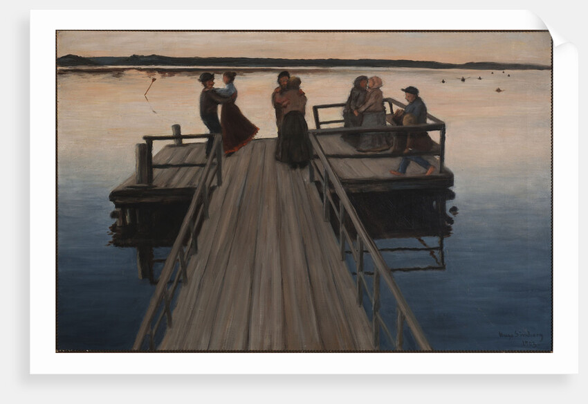 Dance on the landing stage, Symbolism by Anonymous
