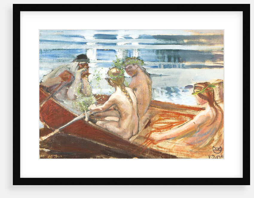 Väinämöinens Boat-ride (Väinämöisen venematka), 1905 by Anonymous