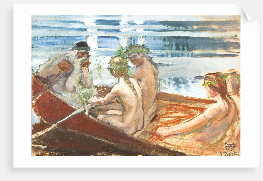 Väinämöinens Boat-ride (Väinämöisen venematka), 1905 by Anonymous