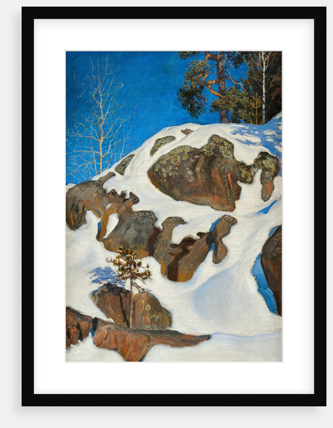 Snow on the cliffs, 1901 by Anonymous