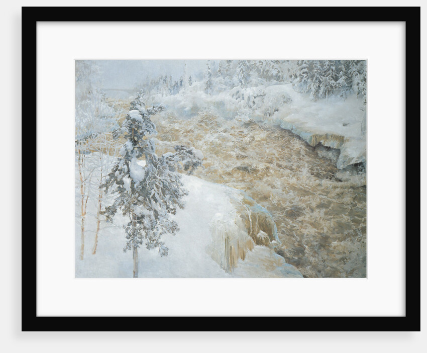 Imatra in wintertime (Imatra talvella), 1893 by Anonymous