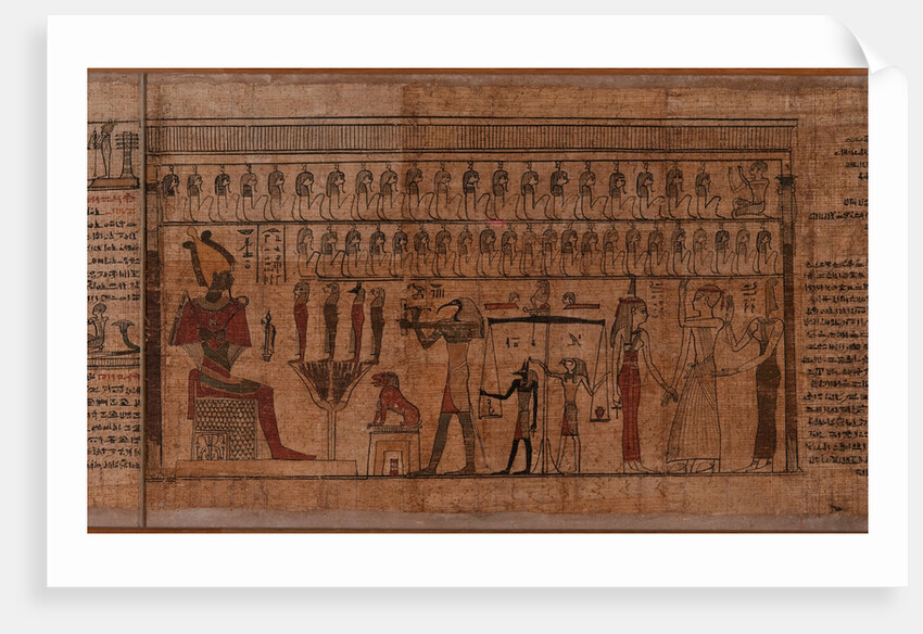 Ancient Egyptian Funerary Text, 2th century BC by Anonymous