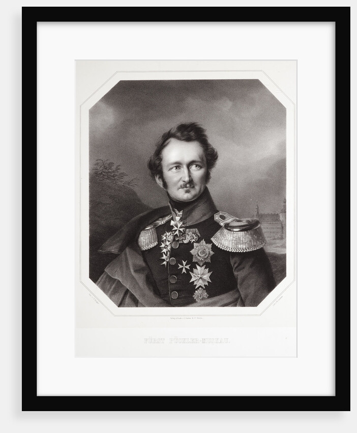 Portrait of Prince Hermann von Pückler-Muskau by Anonymous