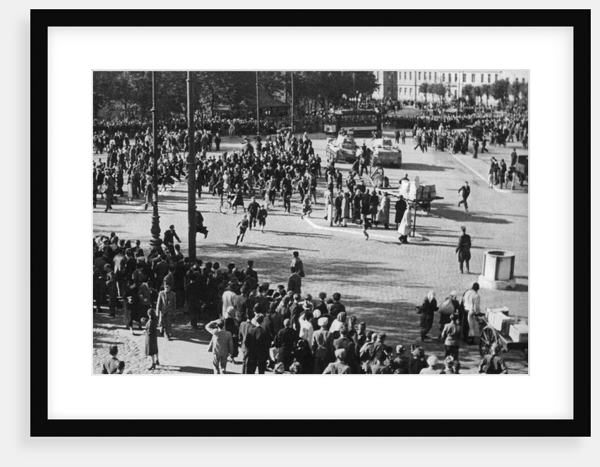 The Soviet Red Army in Riga, 1940, 1940 by Anonymous