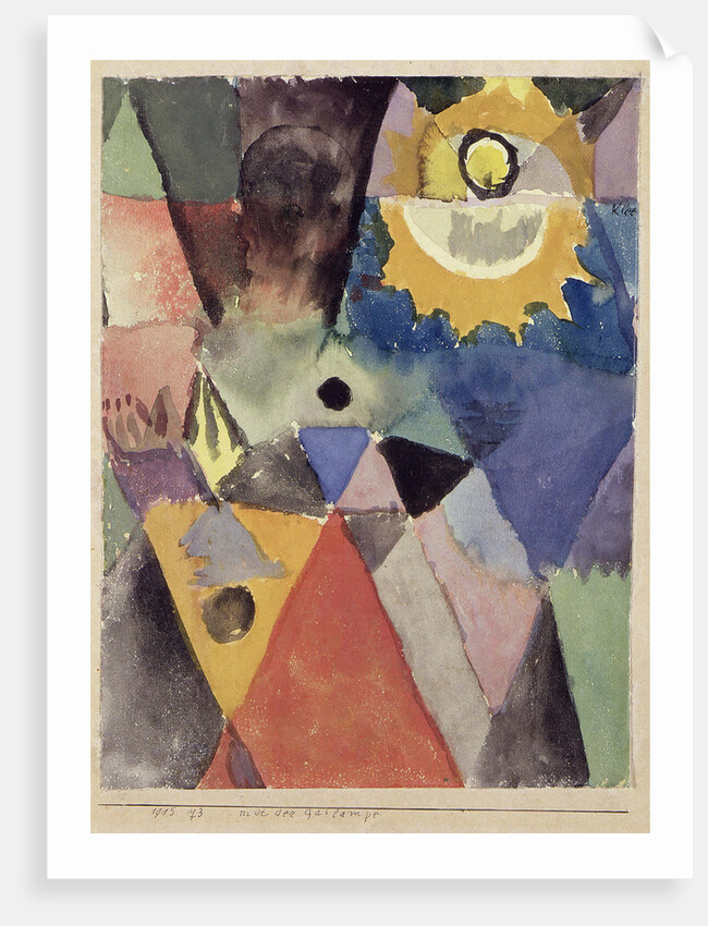 Still life with gas lamp, 1915 by Anonymous