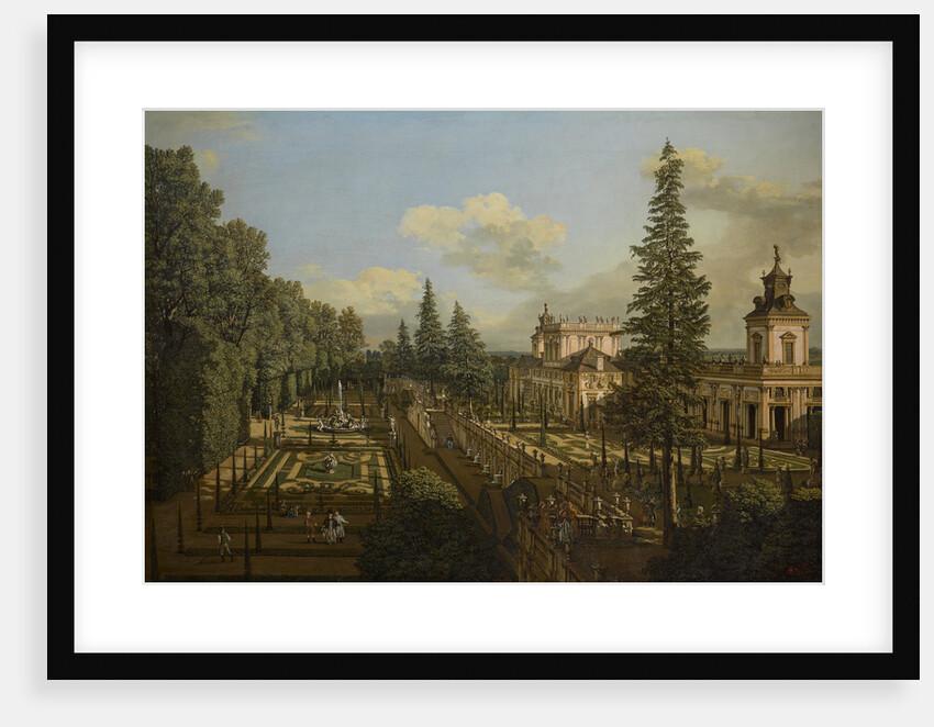 Wilanów Palace seen from the gardens, 1777 by Anonymous