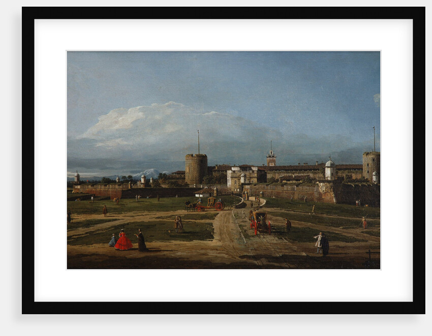 Castello Sforzesco in Milan, 1744 by Anonymous