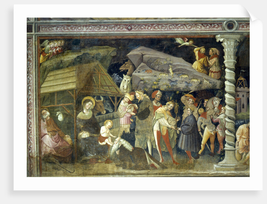 The Adoration of the Magi (Fresco from the Basilica di San Petronio) by Anonymous