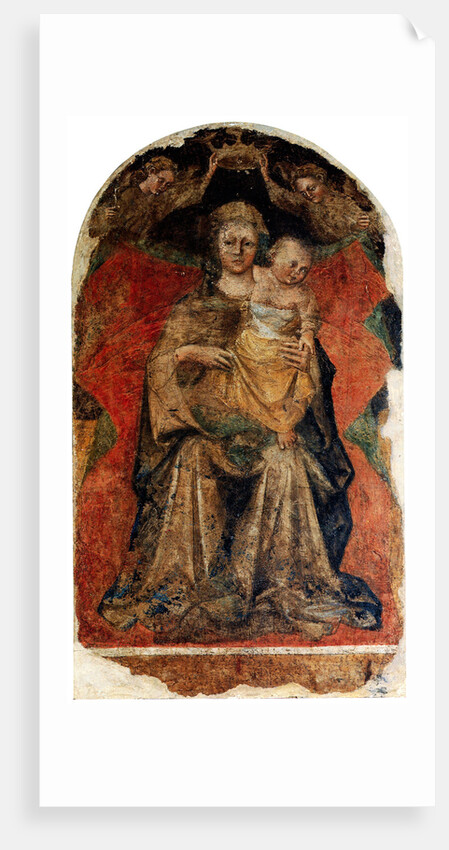 The Virgin and Child with two Angels by Anonymous