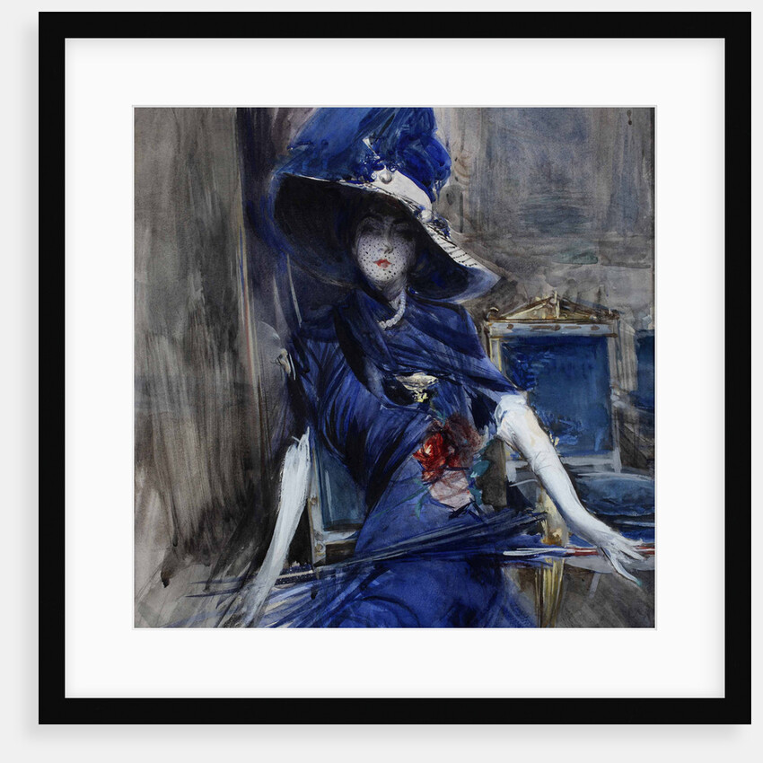 The Divine in Blue, c. 1905 by Anonymous