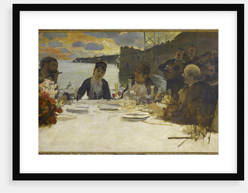 Dinner at Posillipo, after 1878 by Anonymous