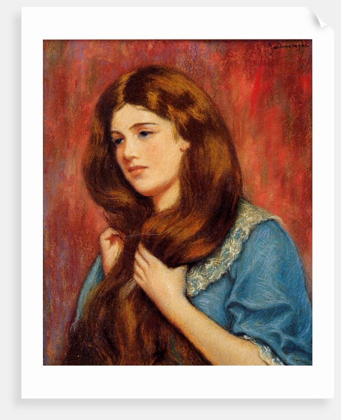 Portrait of a Girl, c. 1890 by Anonymous